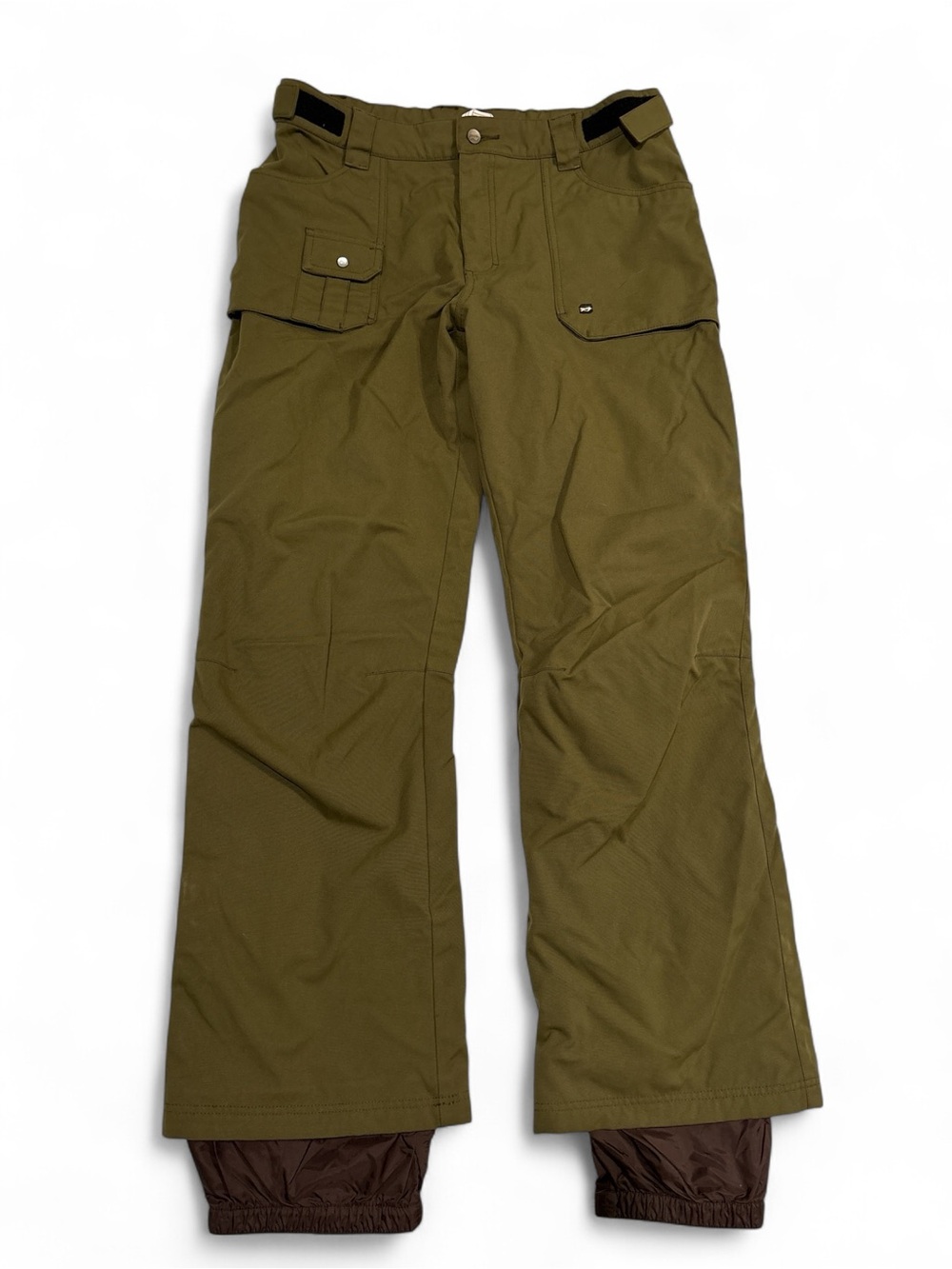 Orage Vintage Men's Olive Green Capacity Insulated Cargo Snow Pants SZ. XL